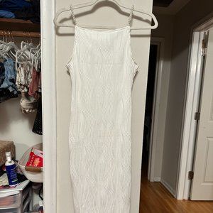 White Water Ripple Textured Cami Dress - Rhioas